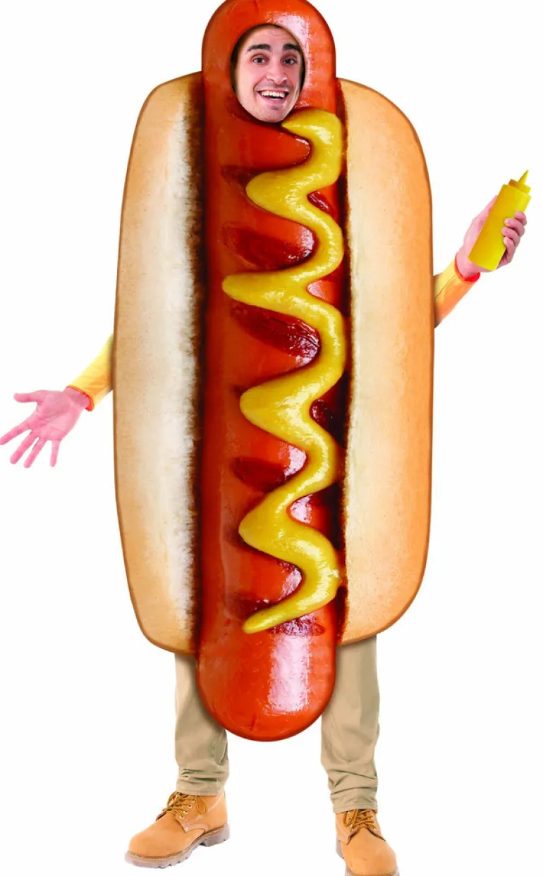 Adults Photo Real Hot Dog Costume