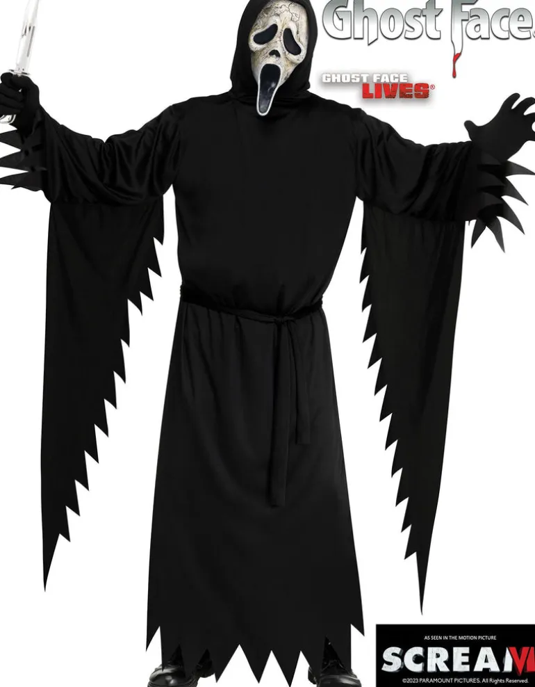 Adults Scream Aged Ghost Face Costume