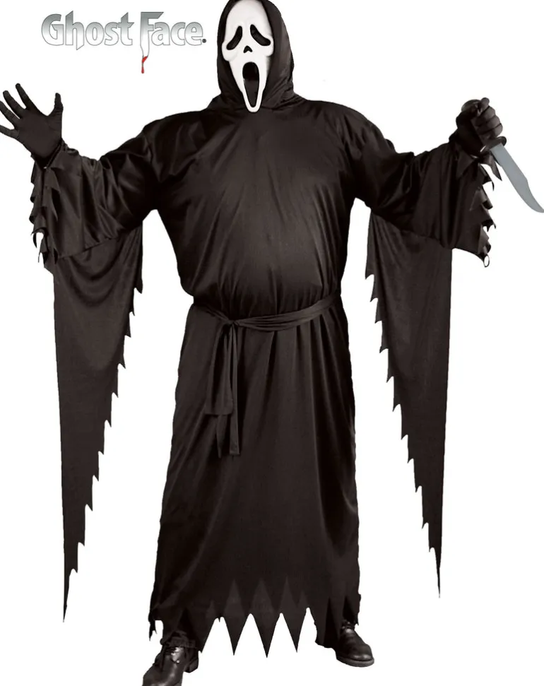 Adults Scream Plus Size Ghost Face Costume