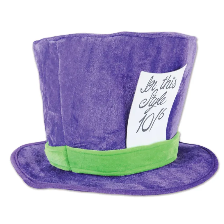 Alice in Wonderland Plush Mad Hatter Costume Hat