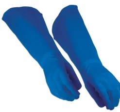 Blue Hero Gauntlet Gloves Costume Accessory