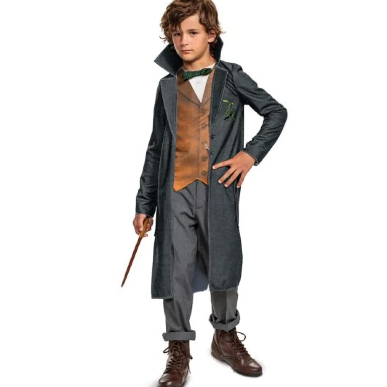 Boys Harry Potter Fantastic Beasts Deluxe Newt Scamander Costume