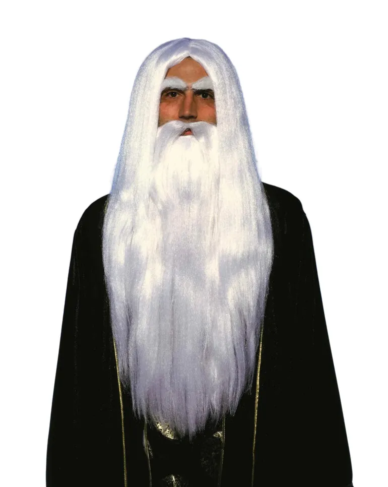 Costume Accessories Merlin Wig & Beard Sets