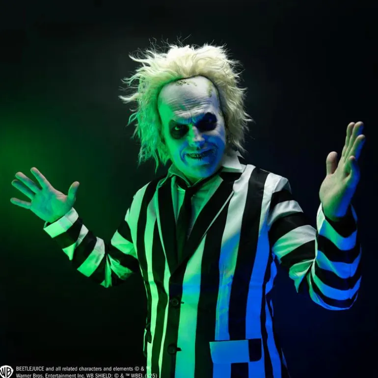 Deluxe Beetlejuice Injection Costume Mask