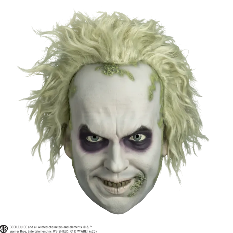 Deluxe Beetlejuice Injection Costume Mask