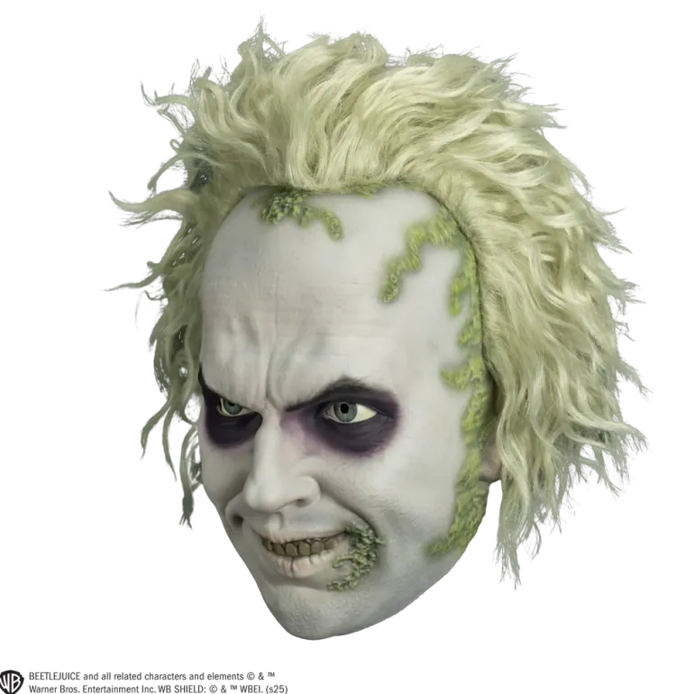 Deluxe Beetlejuice Injection Costume Mask