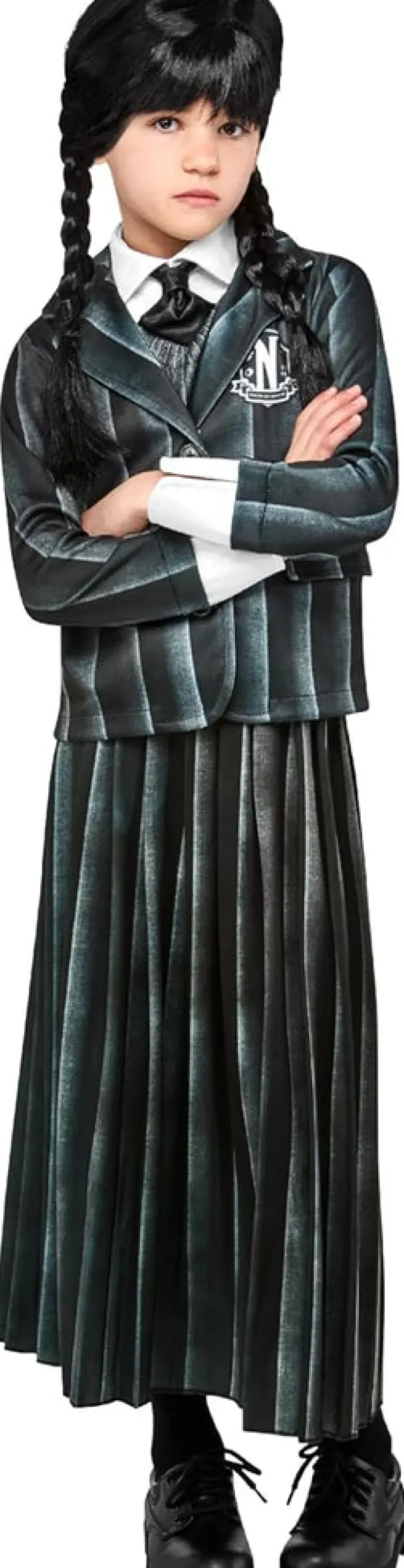 Girls Addams Family Wednesday Addams Nevermore Academy Costume