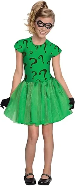 Girls Batman The Riddler Costume