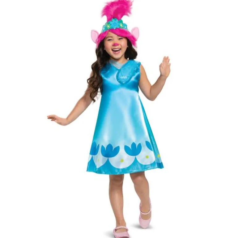 Girls Trolls Classic Poppy Costume