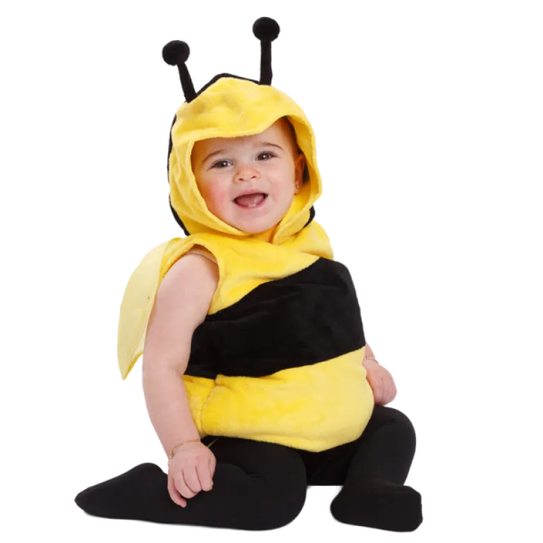 Infants/Toddlers Fuzzy Little Baby Bee Costume