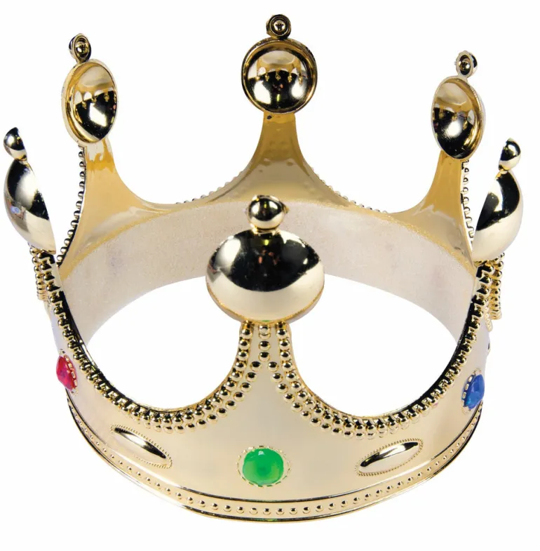 Kids King or Queen Crown Costume Accessory