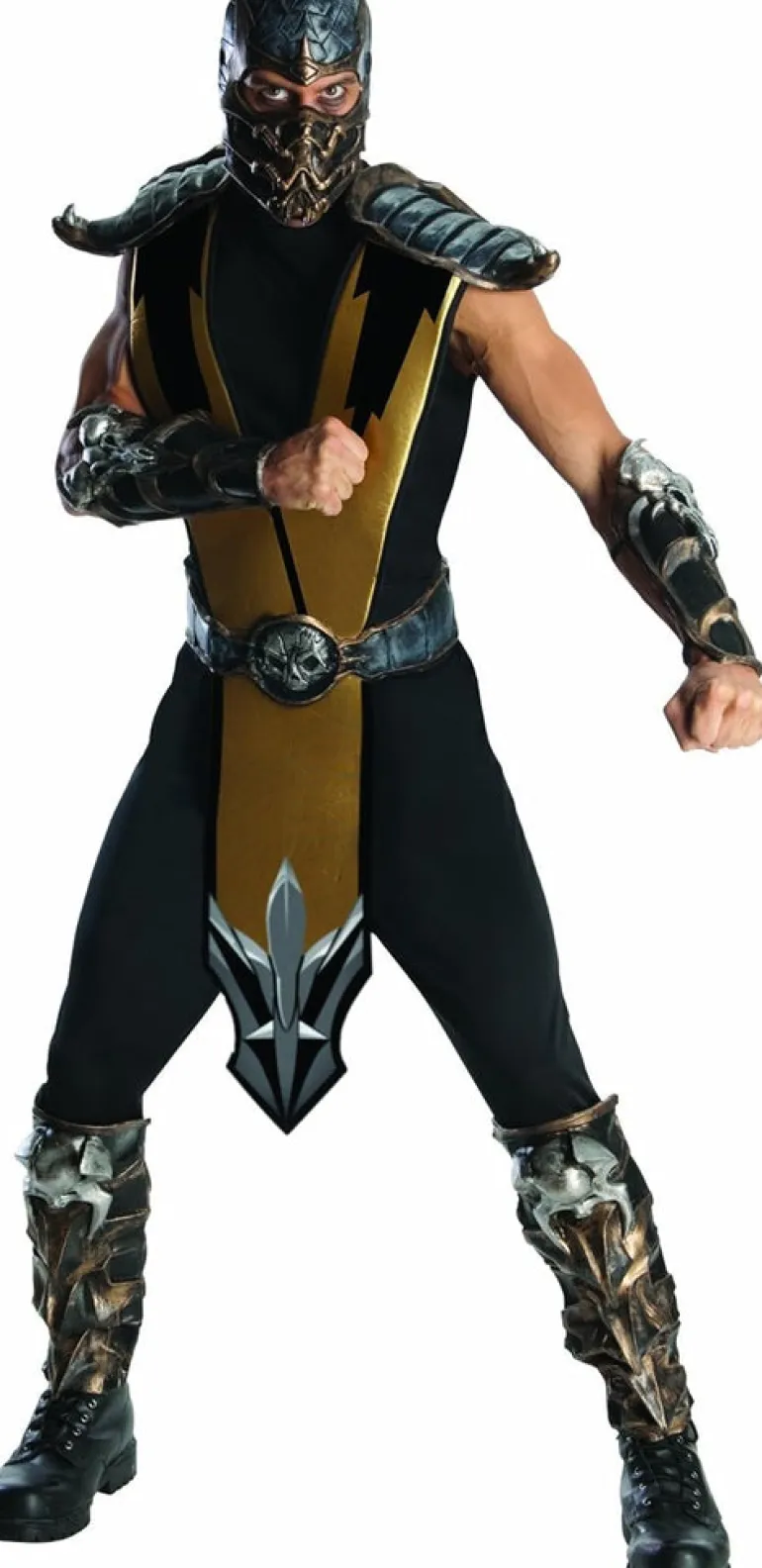 Mens Mortal Kombat Deluxe Scorpion Costume