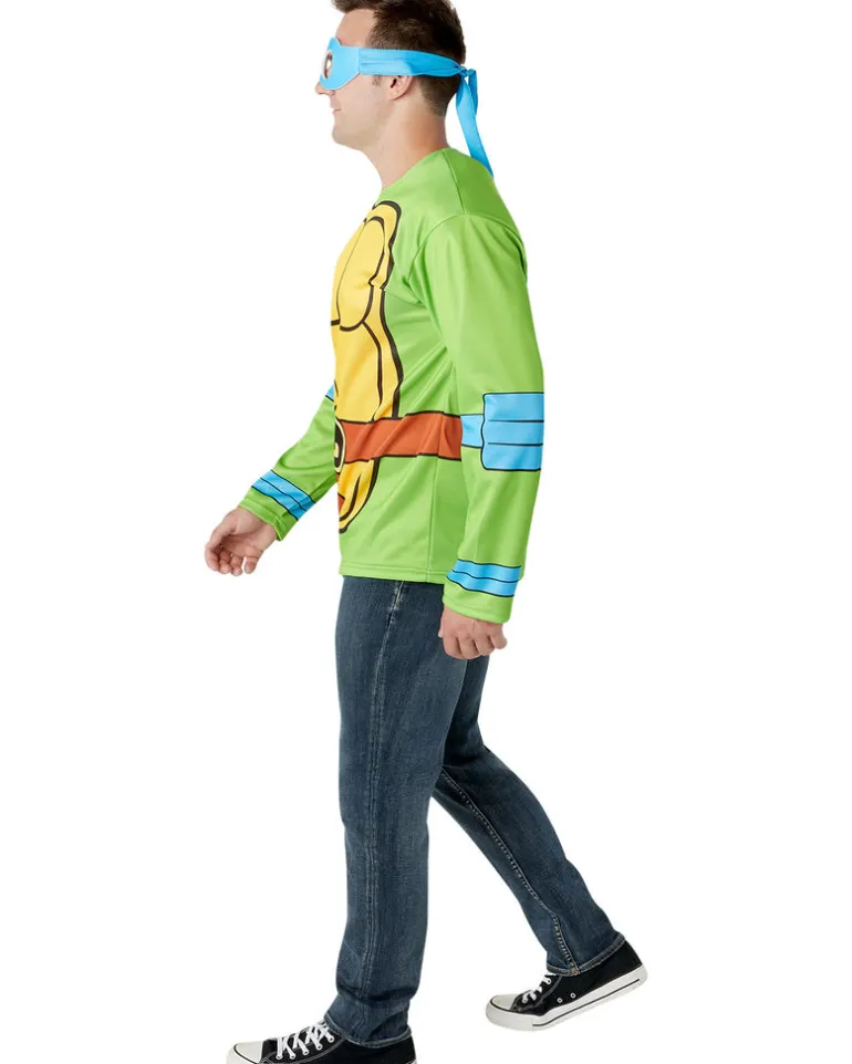 Mens Teenage Mutant Ninja Turtles Leonardo Costume Top