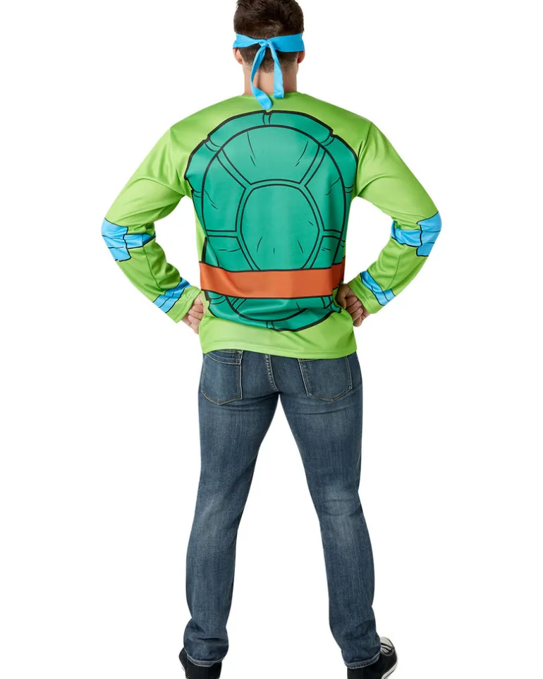 Mens Teenage Mutant Ninja Turtles Leonardo Costume Top