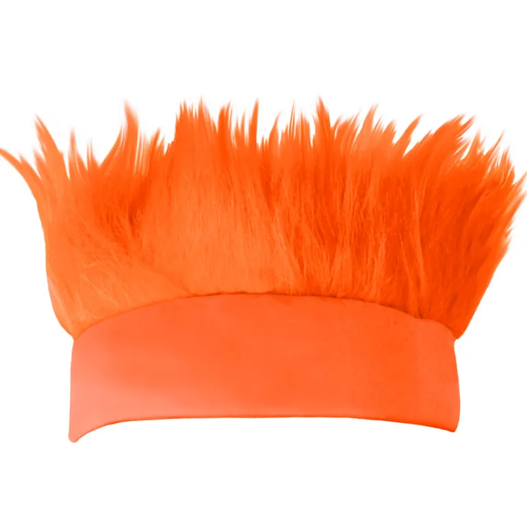 Orange Wild Spiked Hair Headband