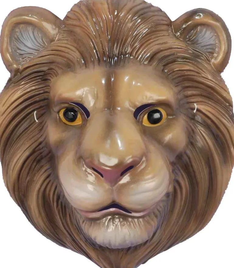 Plastic Lion Vacuform Costume Mask