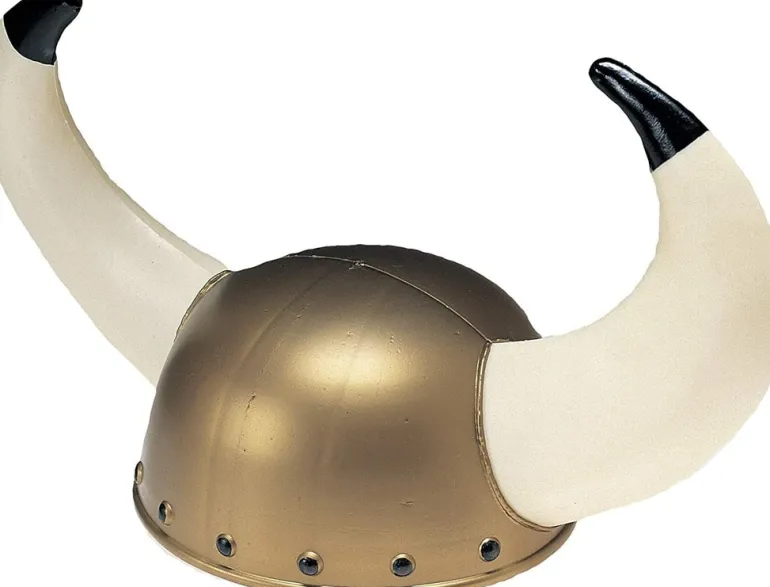 Plastic Viking Helmet Costume Hat