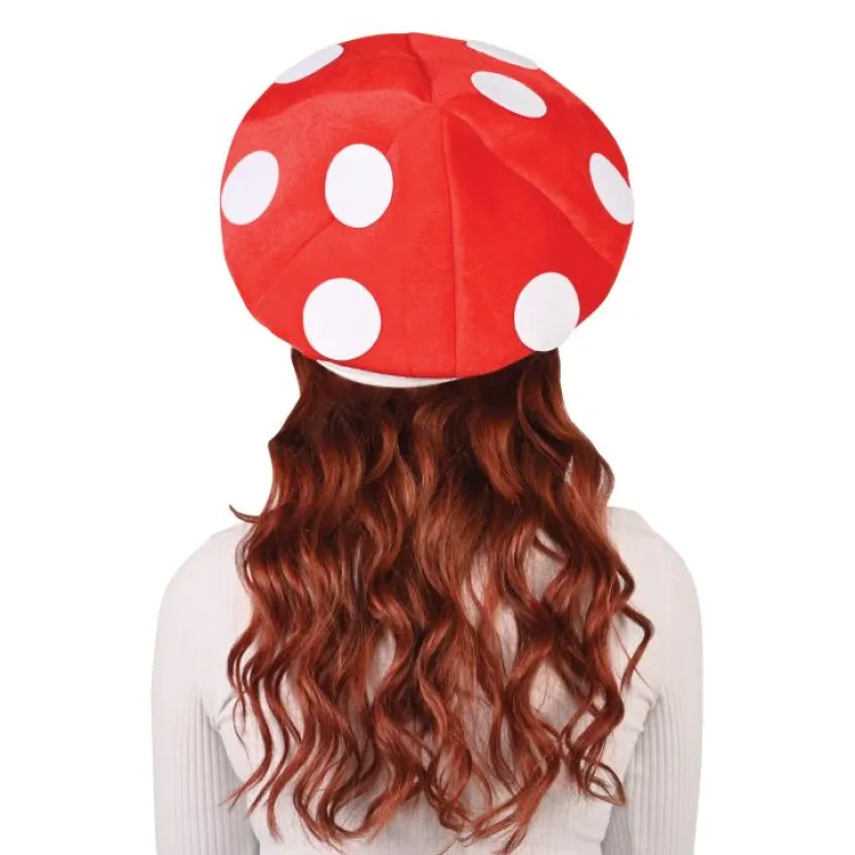 Plush Mushroom Costume Hat