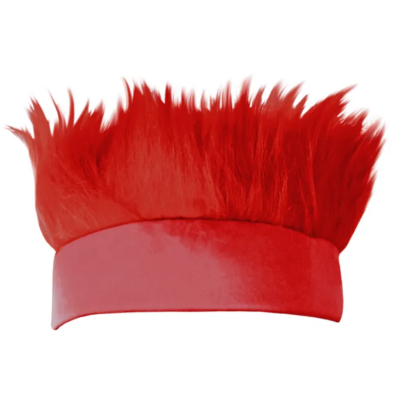 Red Wild Spiked Hair Headband