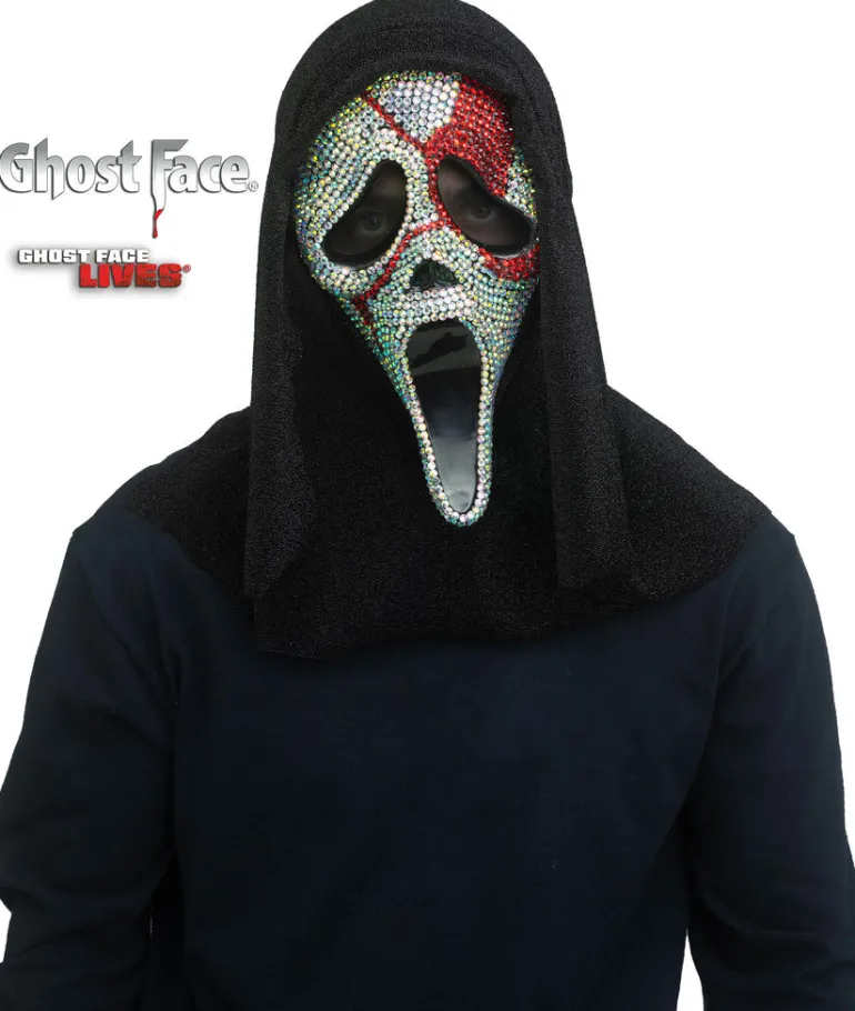 Scream Ghost Face Bloody Bling Costume Mask