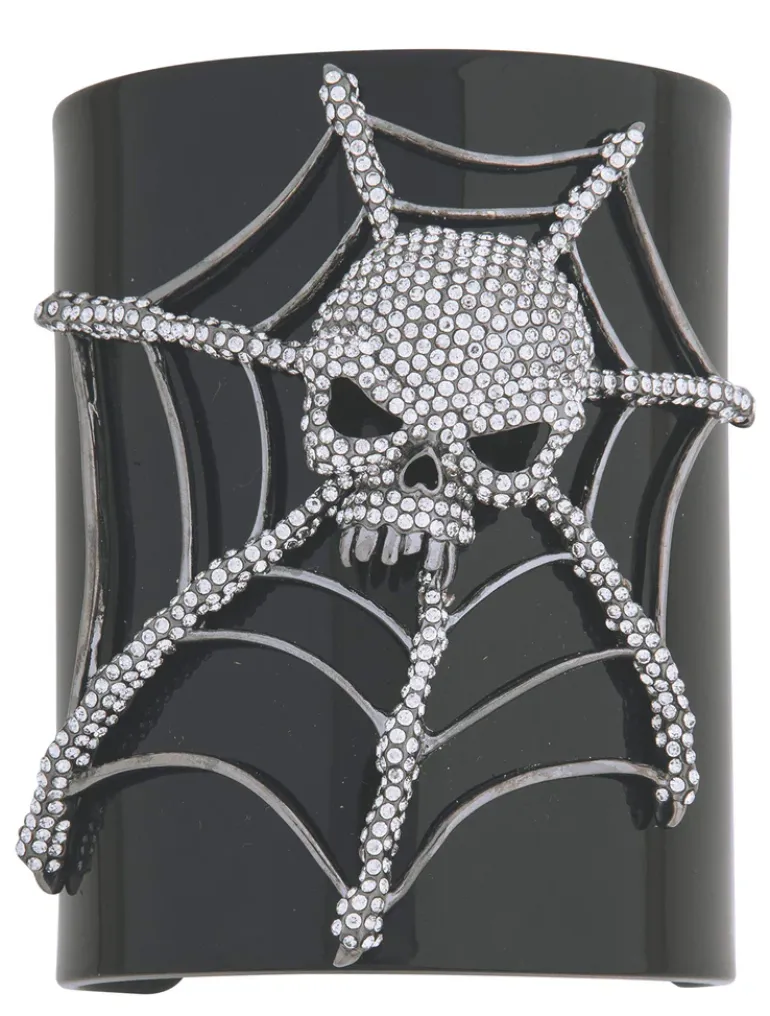Wicked Gems Deluxe Skull Cuff Costume Jewelry Accessory