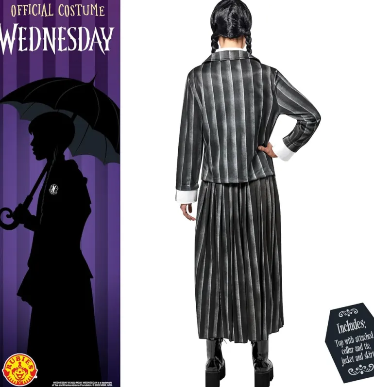 Womens Addams Family Wednesday Addams Nevermore Academy Costume