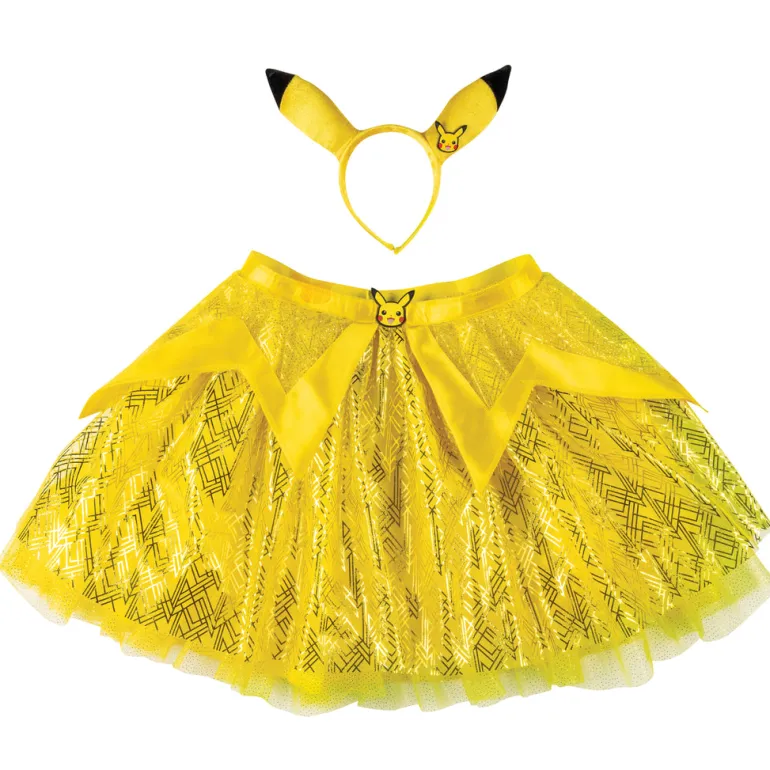 Womens Nintendo Pokemon Pikachu Tutu and Headband Costume Accessory Kit