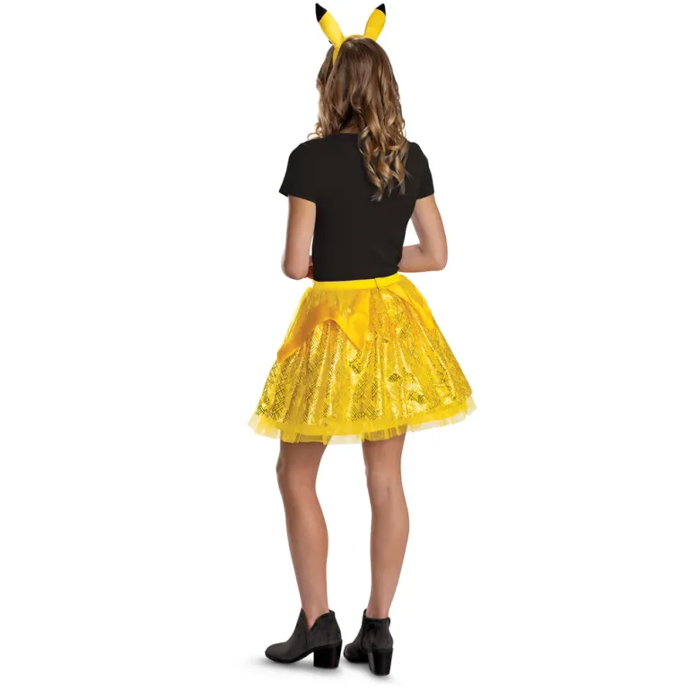 Womens Nintendo Pokemon Pikachu Tutu and Headband Costume Accessory Kit