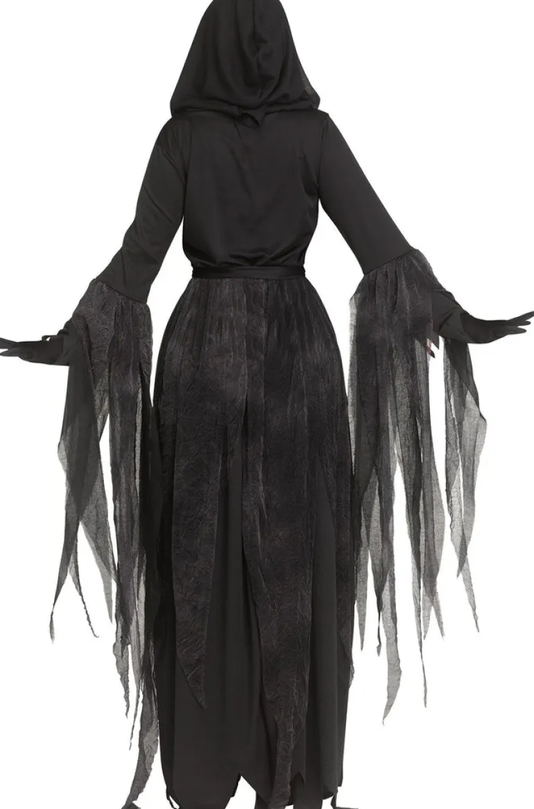 Womens Scream Bloody Bling Ghost Face Costume Dress