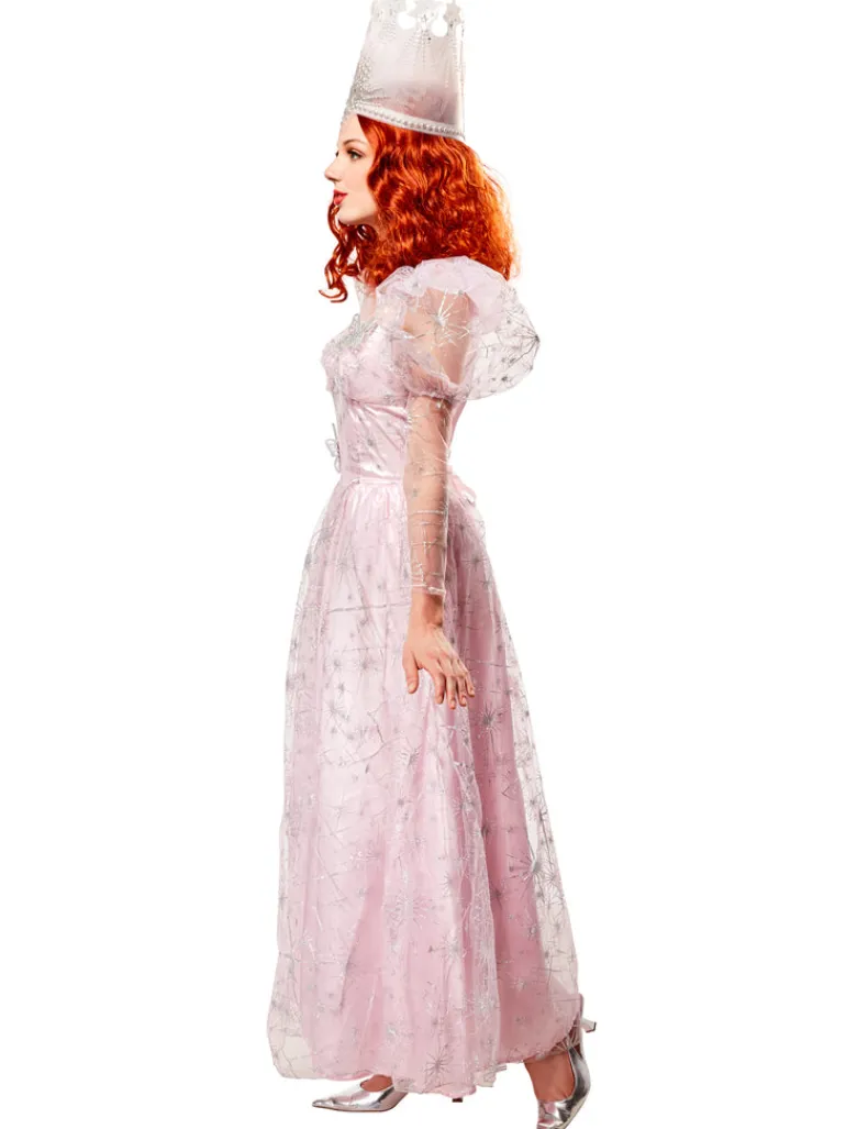 Womens Wizard of Oz Glinda the Good Witch Dress and Tiara Costume