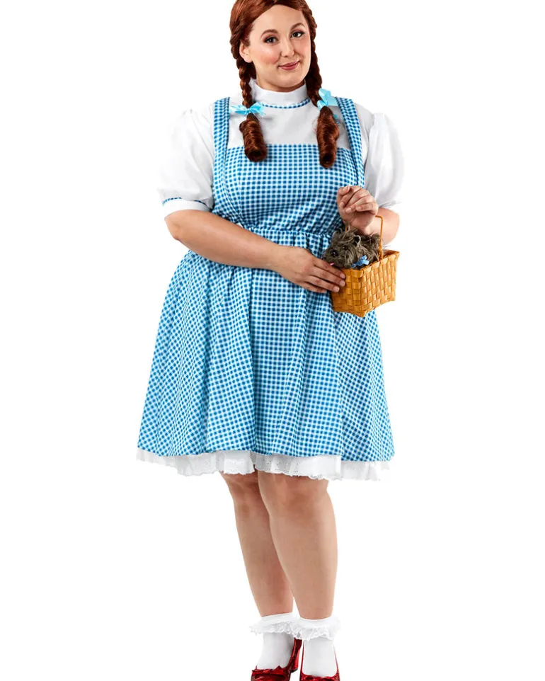 Womens Wizard of Oz Plus Size Dorothy Dress Costume